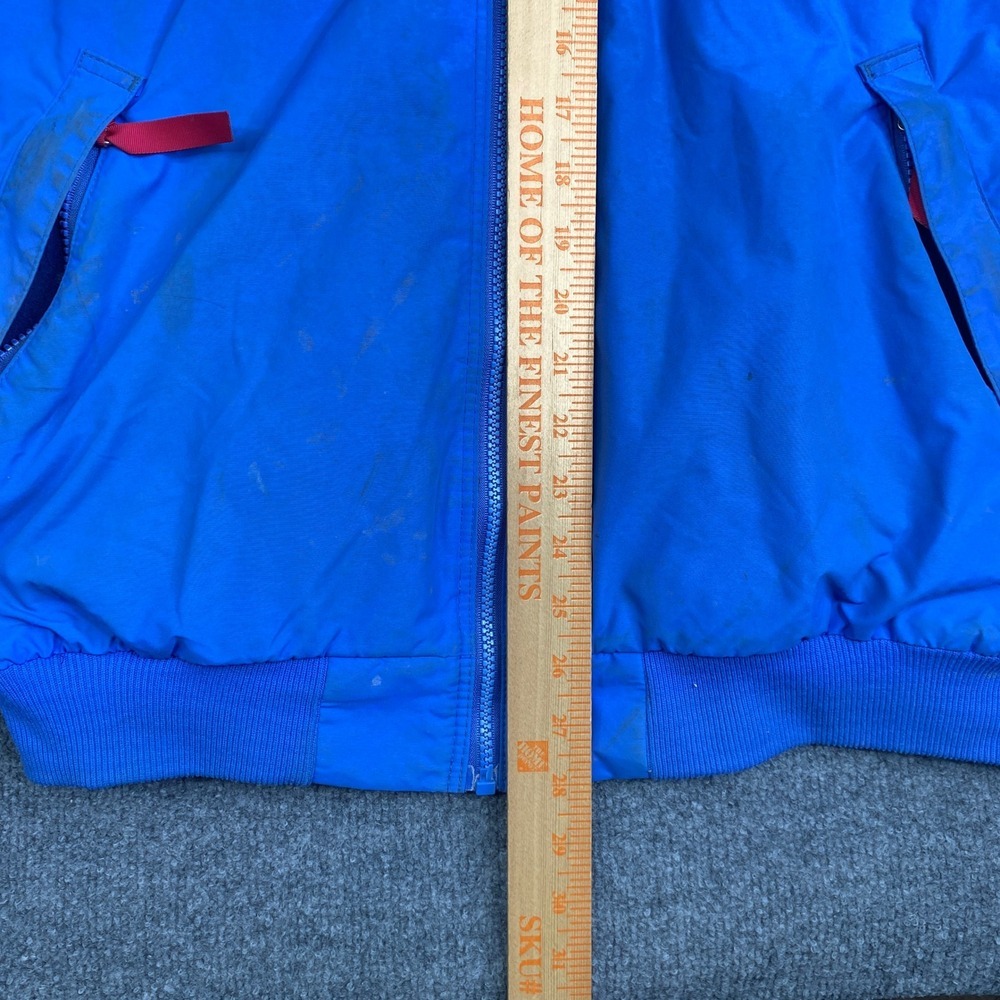 Patagonia Shelled Synchilla Jacket Mens L Blue Fleece Lined USA Style 28121 90s - Picture 11 of 13